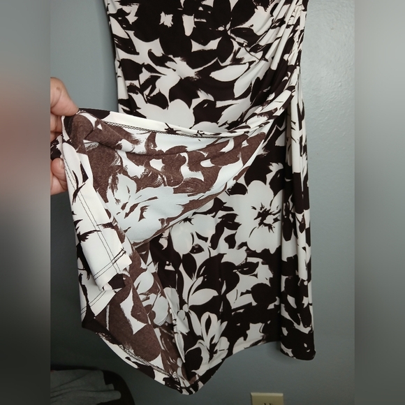 Lauren‎ Ralph Lauren Elegant Black and White Floral Dress - Picture 13 of 16